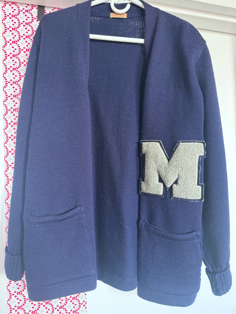 Vintage Colorado Wool M Letter Sweater XL?